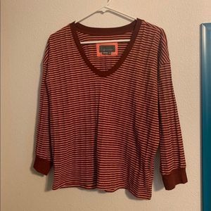 Anthropologie Medium 3/4 Sleeves top